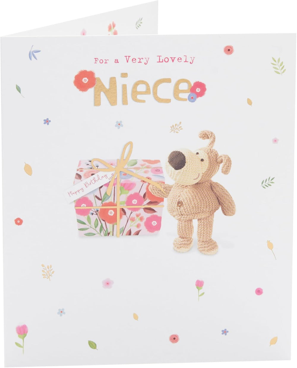 UK Greetings Boofle birthday card for niece featuring a cute design with cheerful illustrations and vibrant colors.