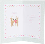 UK Greetings Boofle birthday card featuring a cute design, perfect for expressing love on special occasions.
