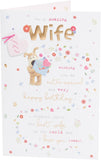 UK Greetings Boofle birthday card for wife featuring a cute design with colorful illustrations and heartfelt message.