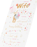 UK Greetings Boofle birthday card for wife featuring a cute design, perfect for celebrating her special day.