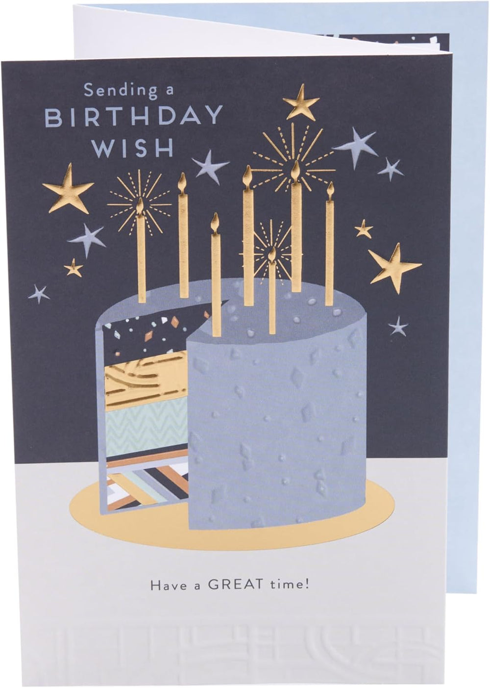 UK Greetings Confetti Pop birthday card with colorful confetti and festive design for all ages, perfect for celebrating birthdays.