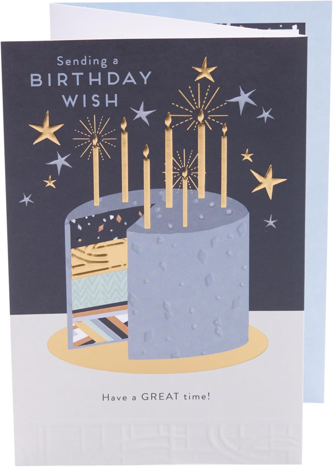 UK Greetings Confetti Pop birthday card with colorful confetti and festive design for all ages, perfect for celebrating birthdays.