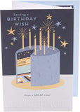 UK Greetings Confetti Pop birthday card with colorful confetti and festive design for all ages, perfect for celebrating birthdays.