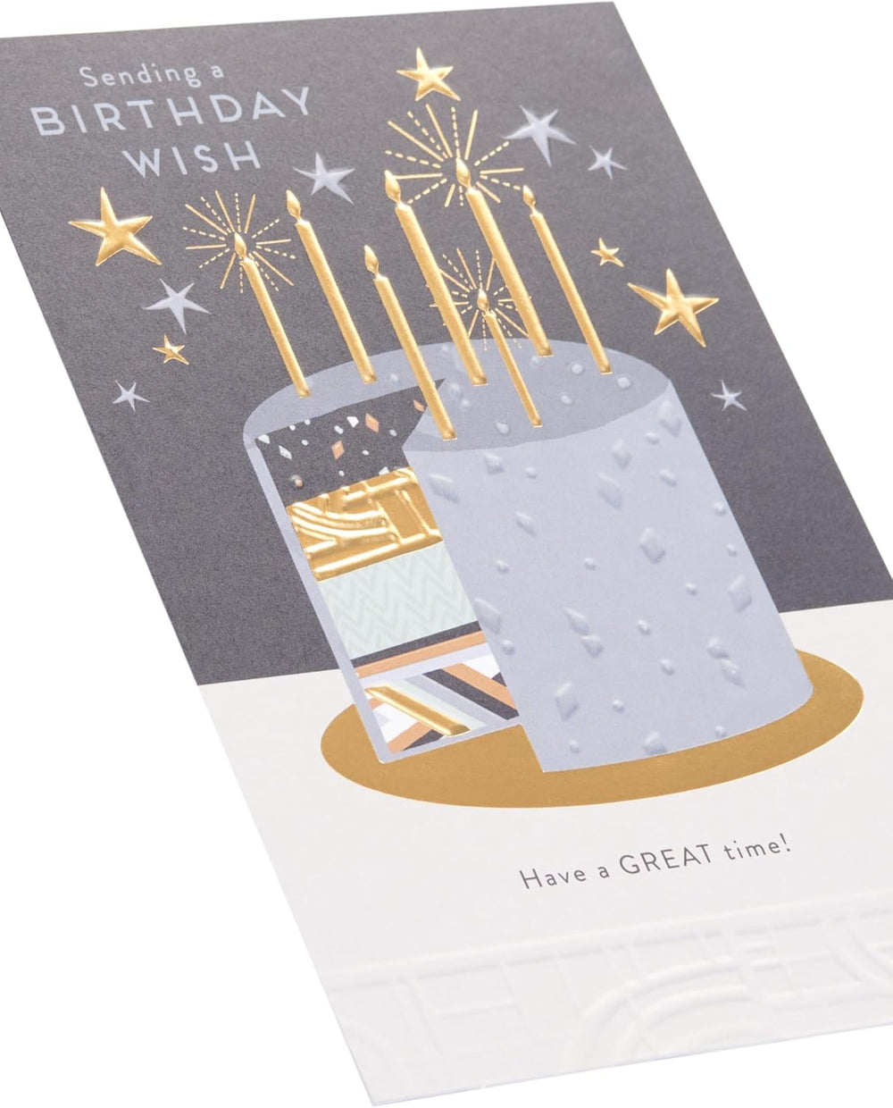 UK Greetings Confetti Pop birthday card with colorful confetti design, fun and festive greeting suitable for all ages.