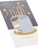 UK Greetings Confetti Pop birthday card with colorful confetti design, fun and festive greeting suitable for all ages.