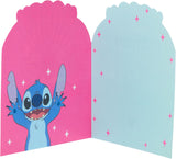 Colorful Disney Lilo & Stitch birthday card by UK Greetings featuring fun characters, perfect for all ages.