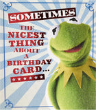 UK Greetings Disney The Muppets birthday card for him, featuring colorful Muppets characters, perfect for celebrating a male friend's birthday.
