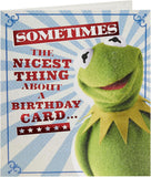 UK Greetings Disney Muppets birthday card for him featuring colorful Muppets characters, perfect for celebrating a male friend's birthday.