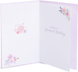 UK Greetings Helen Steiner Rice birthday card for someone special featuring an inspirational verse and floral design.