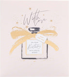 UK Greetings Parisian Luxe birthday card featuring elegant, sophisticated design perfect for special celebrations.