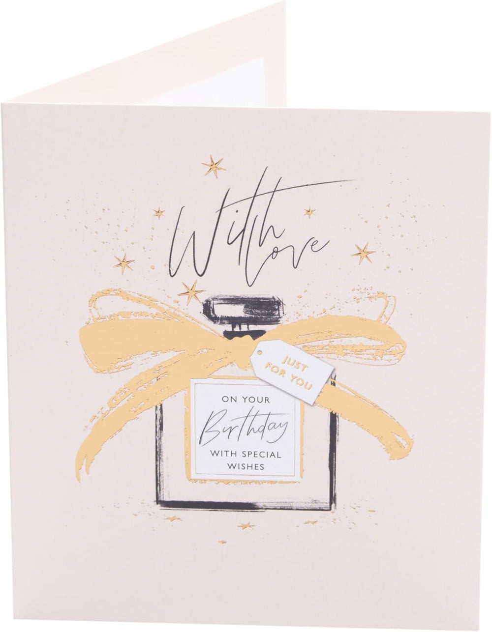 UK Greetings Parisian Luxe birthday card featuring elegant, sophisticated design perfect for celebrating special occasions.
