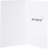 UK Greetings Silver Foil Smiley World birthday card featuring cheerful smiley face design, suitable for boys and men.