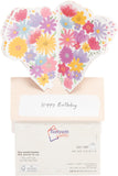 UK Greetings birthday greeting card for Mum featuring a pop-up flower shop design, perfect for celebrating special occasions.