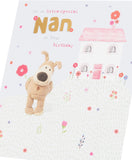 UK Greetings Boofle birthday greeting card for Nan featuring a cute design, perfect for celebrating special occasions.
