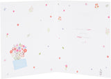 UK Greetings Boofle birthday greeting card for stepmum featuring a cute design with colorful illustrations and cheerful message.