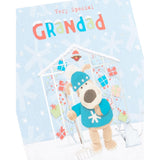 UK Greetings Boofle Grandad Christmas Card featuring festive holiday design with adorable Boofle character and Christmas greetings.