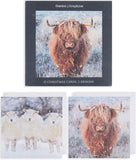 UK Greetings Winter Animals Christmas Cards boxed assortment featuring festive winter animal illustrations for holiday greetings.