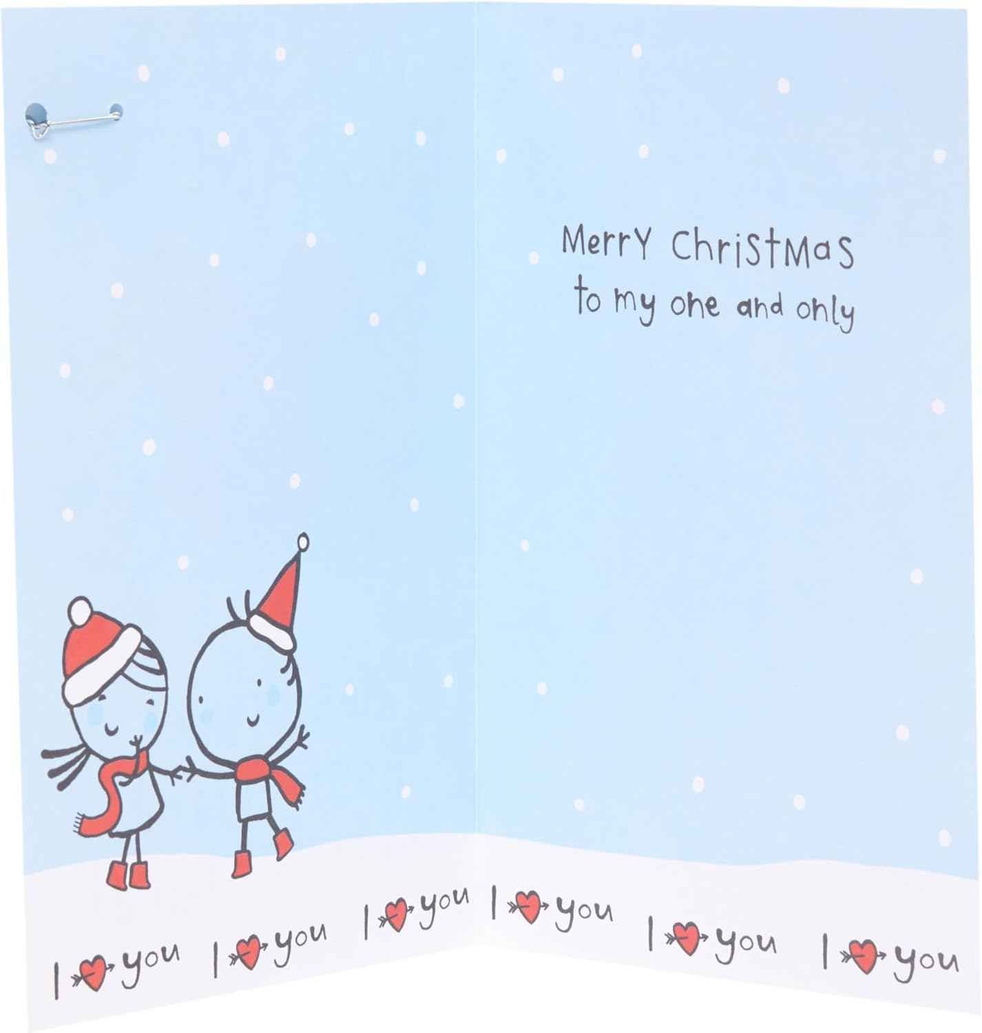 UK Greetings Christmas card for husband featuring a "Best Husband" badge design with festive holiday imagery.
