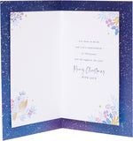 UK Greetings Christmas card for Nan featuring a heartfelt robin festive design, ideal for holiday seasonal greetings.