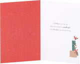 UK Greetings Christmas greeting card for Nanna featuring a festive design with presents, ideal for holiday wishes.