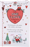 UK Greetings Christmas card for the one I love featuring a charming sketch design, perfect for sending heartfelt holiday wishes.