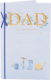 UK Greetings Dad birthday card with colorful design and heartfelt message, perfect for celebrating father's special day.