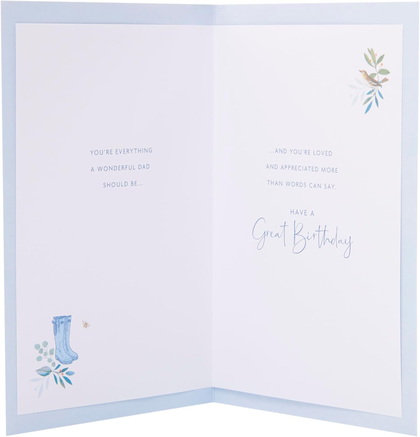 UK Greetings Dad birthday card with colorful design and heartfelt message, perfect for celebrating Father's Day.