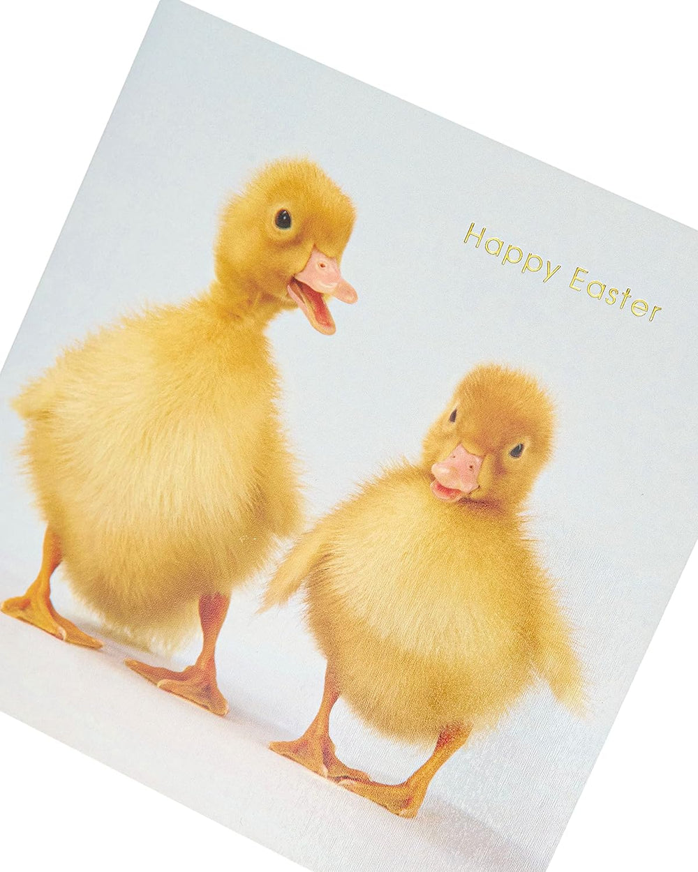 UK Greetings Easter Card for Him, Her, or Friend featuring cute ducklings design with envelope, perfect for spring celebrations.