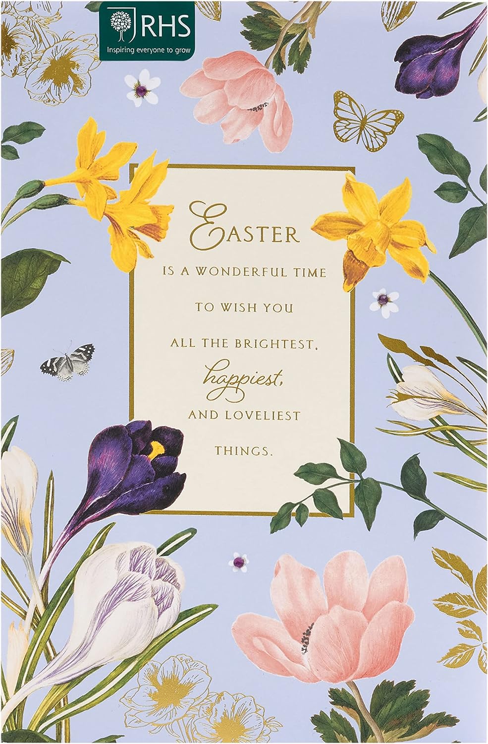 UK Greetings Easter Card for Him, Her, or Friend with envelope featuring a traditional design, perfect for celebrating Easter.