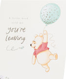 UK Greetings farewell card with heartfelt "Sorry You’re Leaving" message, featuring colorful floral designs for colleagues and friends.