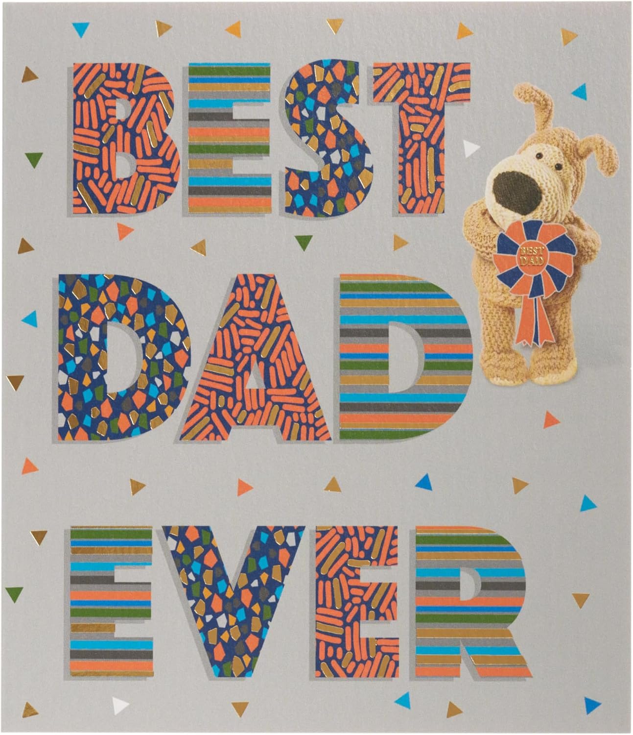 UK Greetings Boofle Father's Day Card featuring a cute Boofle character and festive design for celebrating dad.