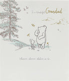 Disney Winnie the Pooh Grandad Father's Day Card by UK Greetings featuring Pooh with a heartfelt message