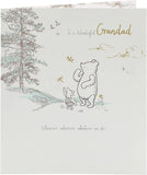 Disney Winnie the Pooh Grandad Father's Day Card by UK Greetings featuring Pooh bear and heartfelt message for Grandad.