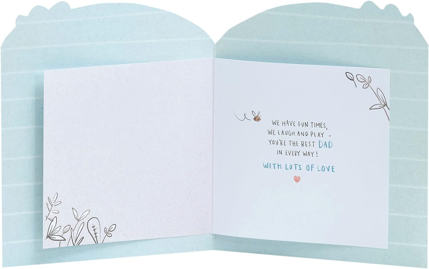UK Greetings Father's Day card for Dad from Daughter featuring a cute bear design with an envelope.
