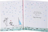 UK Greetings Father's Day Card for Husband featuring a sweet design, perfect for celebrating dads on Father's Day.