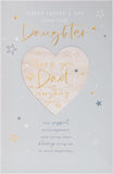 UK Greetings Father’s Day Card from Daughter with Thank You Design, featuring heartfelt message and vibrant floral illustrations.