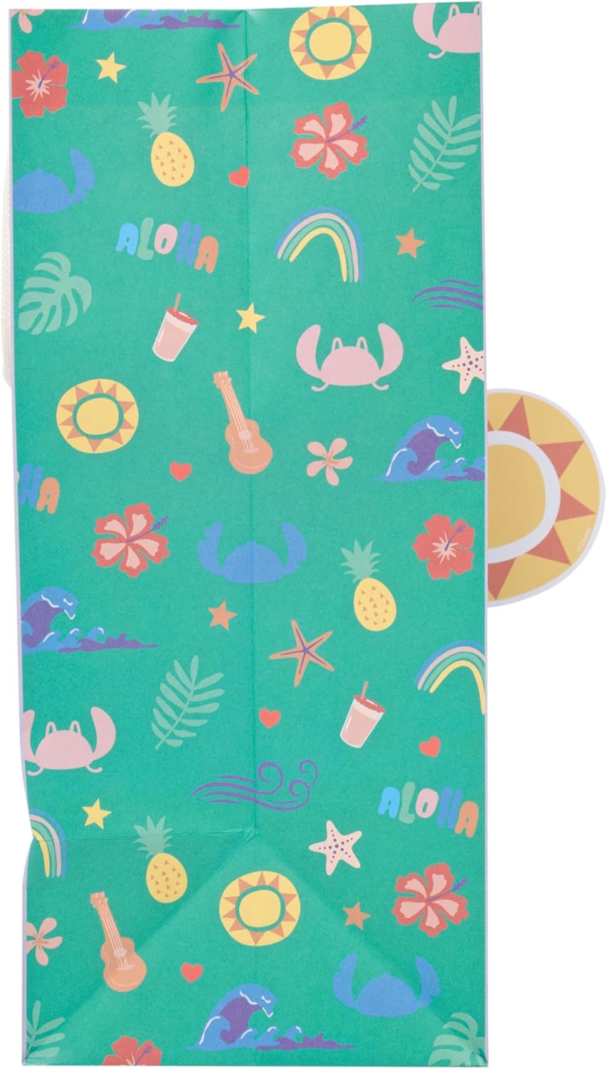 Open Disney Lilo & Stitch gift bag by UK Greetings featuring colorful character design for any occasion.