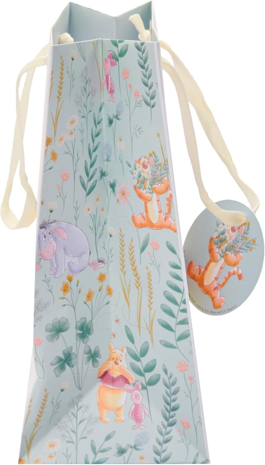 Medium Disney Winnie the Pooh gift bag by UK Greetings featuring colorful Pooh Bear and honey pot design.