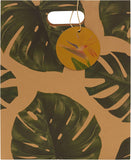 UK Greetings Plant Design large gift bag with floral pattern and sturdy handles, ideal for gift wrapping.