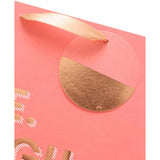 UK Greetings Celebration gift bag with humorous "Live Laugh Love Bitch" design, large size for birthday or special occasions.