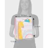 Large gift bag by UK Greetings featuring a cute giraffe design, perfect for gift packaging and special occasions.