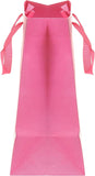 Bright pink UK Greetings large gift bag with handles, ideal for gift wrapping and special occasions.