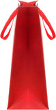 Large red UK Greetings gift bag for him or her, suitable for Christmas, birthday, thank you, or celebration occasions.