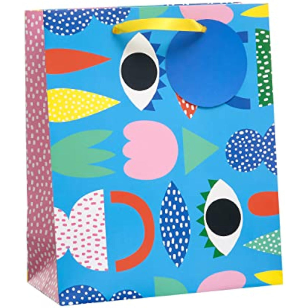 UK Greetings medium gift bag for her with vibrant pop art design, ideal for gifting to friends or special occasions.