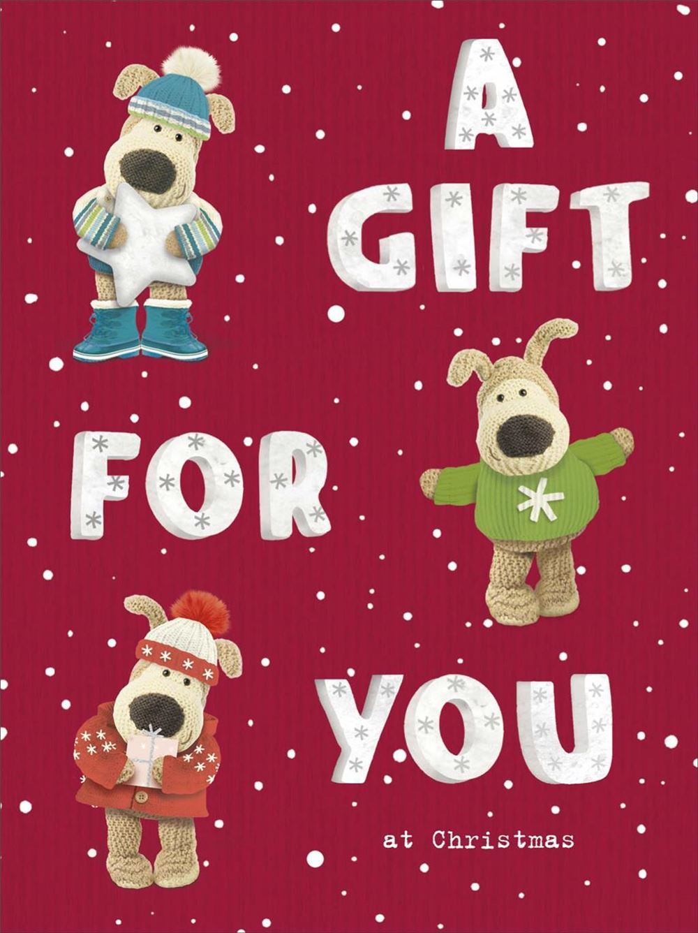 UK Greetings Christmas gift card featuring a festive moneyholder design for holiday gift giving.