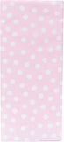 Pink and white polka dot tissue paper for gift wrapping by UK Greetings, featuring a cheerful polka dot pattern.