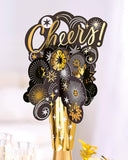 UK Greetings bottle topper greeting card for celebrations, featuring colorful fun social stationery design.