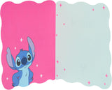 Disney Lilo & Stitch greeting card by UK Greetings, blank inside, featuring colorful Lilo and Stitch characters for any occasion.