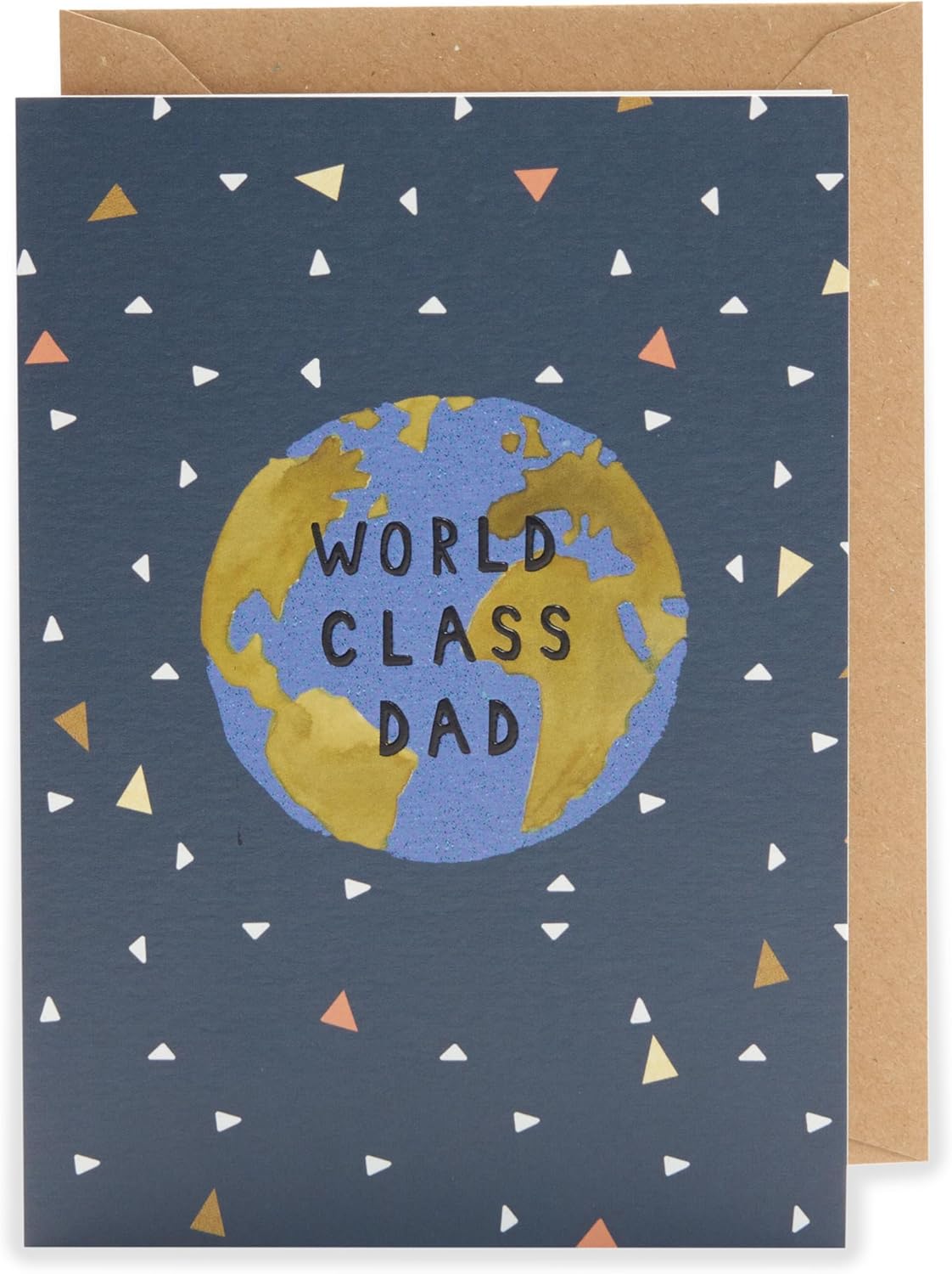 UK Greetings Kindred Father's Day card featuring a heartfelt design for celebrating a world-class dad.