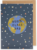 UK Greetings Kindred Father's Day card featuring a heartfelt design for celebrating a world-class dad.